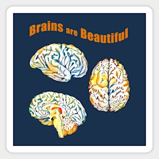 Brains Are Beautiful Magnet